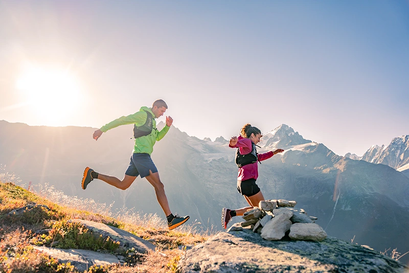 Laufschuhe und Trainlrunning